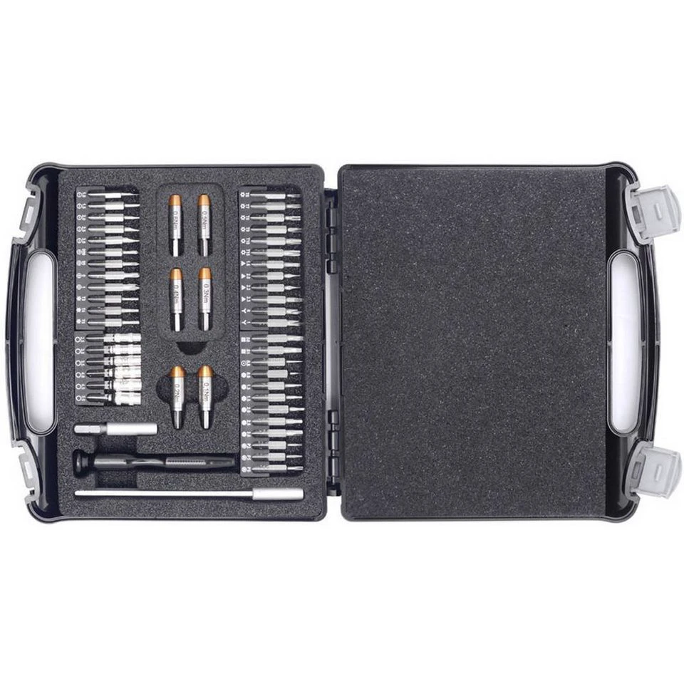 BERNSTEIN TOOLS FOR ELECTRONICS Bit-Set mit Drehmoment-Adapter