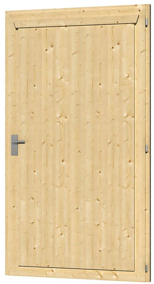 Skanholz Gartenhaustür Einzeltür 98 x 198 cm für Carports
