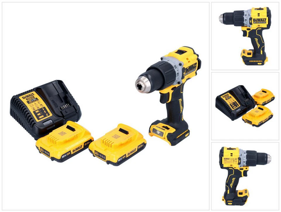 DeWalt DCD 805 Akku-Schlagbohrschrauber 18 V 90 Nm Brushless 2x Akku