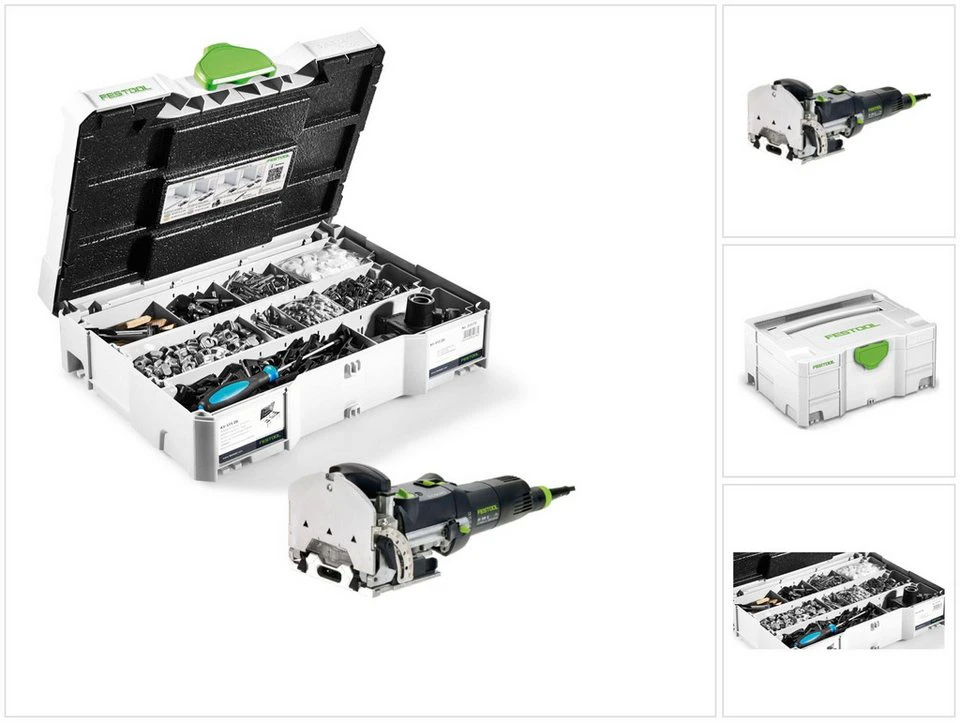 FESTOOL DF 500 Dübelfräse Domino 420 W 28 mm Systainer 494847