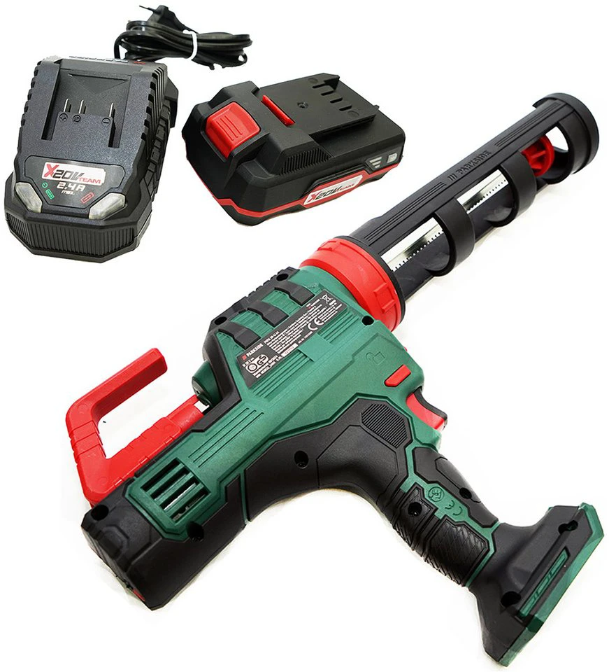 Parkside Akku-Kartuschenpistole PKPA 20 20 V mit 2 Ah Akku, 300 ml, LED-Arbeitsleuchte