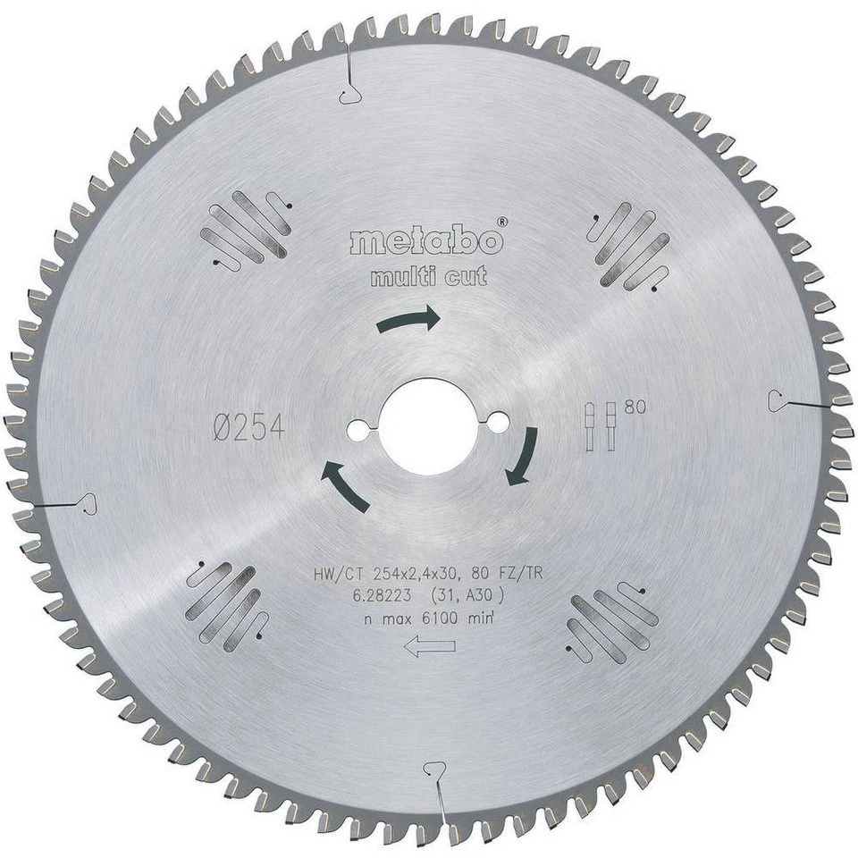 Metabo Hartmetall-Kreissägeblatt multi cut 315x30 96 FZ/TR 628092000 für KGS 315 Plus
