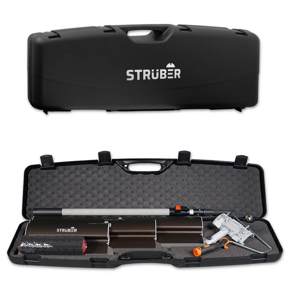 STRÜBER Flächenspachtel Set im Koffer 7-tlg. Edelstahl 400 600 800 mm