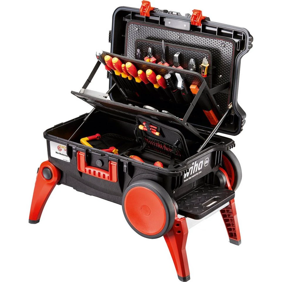 Wiha Werkzeug-Set XXL 3 electric 104-teilig Trolley-Koffer