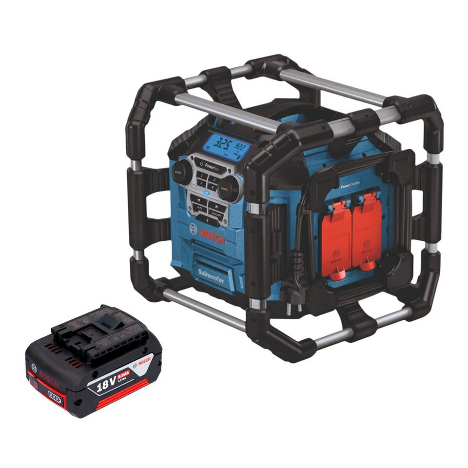Bosch GPB 18V-5 C Professional Baustellenradio Bluetooth FM AUX 18 V Akku