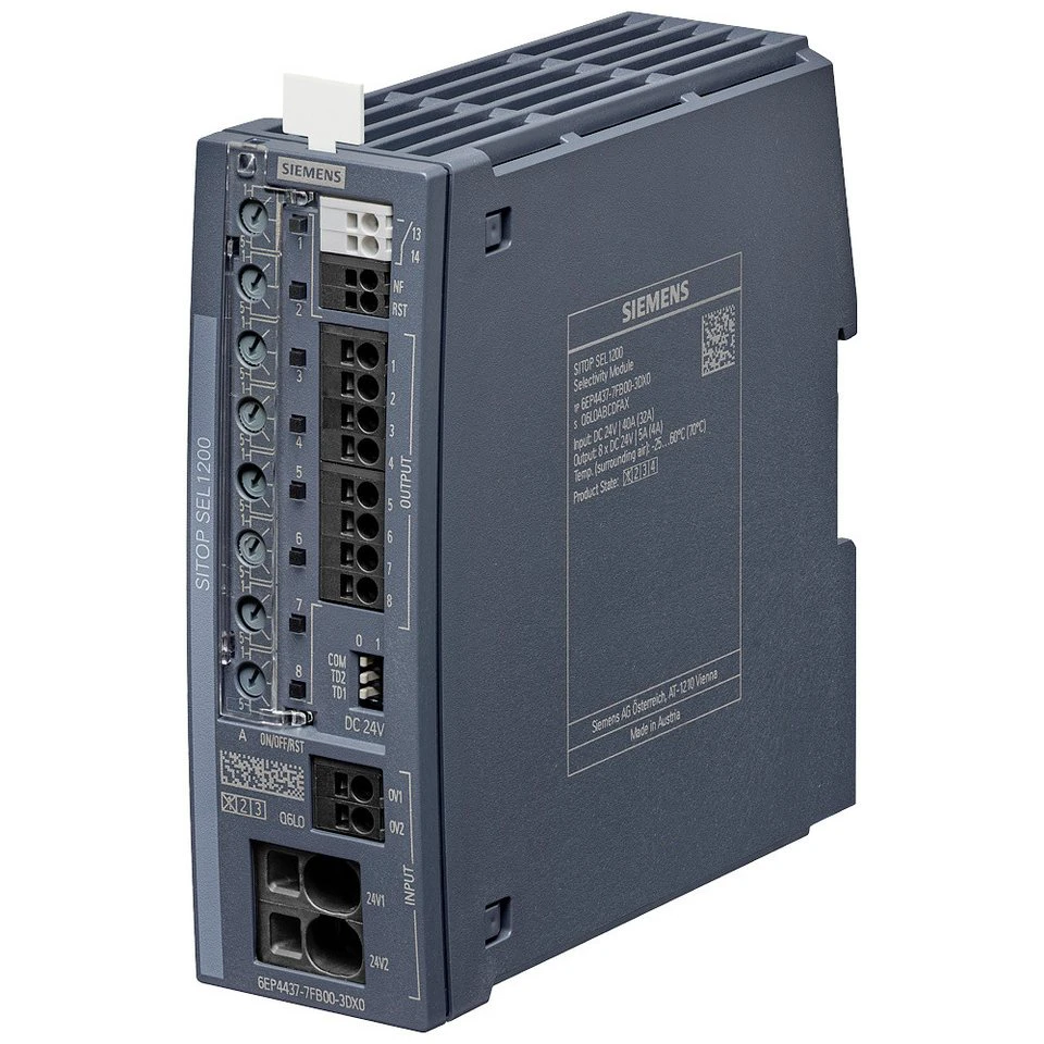 Siemens SITOP SEL1200 6EP4437-7FB00-3DX0 Selektivitätsmodul 8-kanalig 5 A