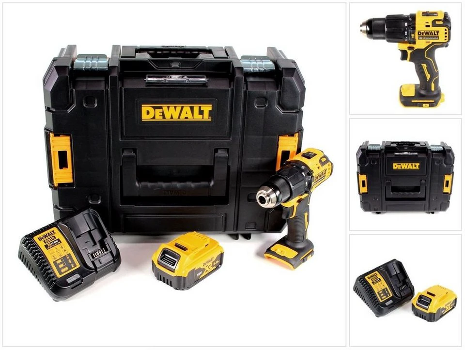 DeWalt Akku-Schlagbohrschrauber DCD 709 P1 18 V 65 Nm 5,0 Ah Akku TSTAK Box