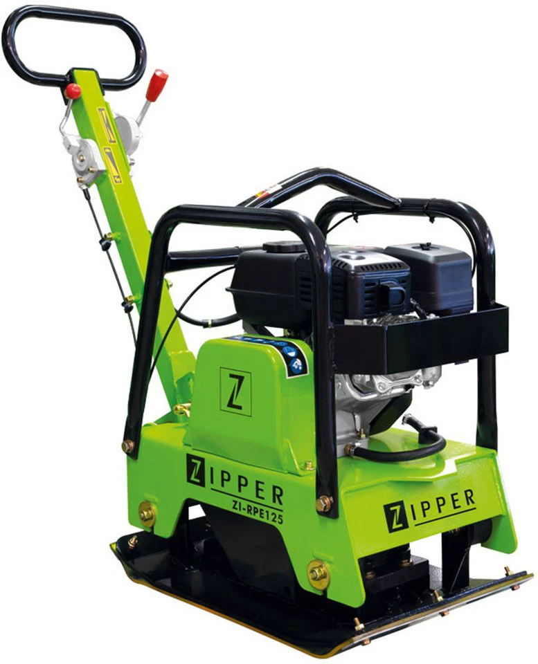 ZIPPER Rüttelplatte max. 4300 vpm 40 x 63 cm Vor- und Rücklauf
