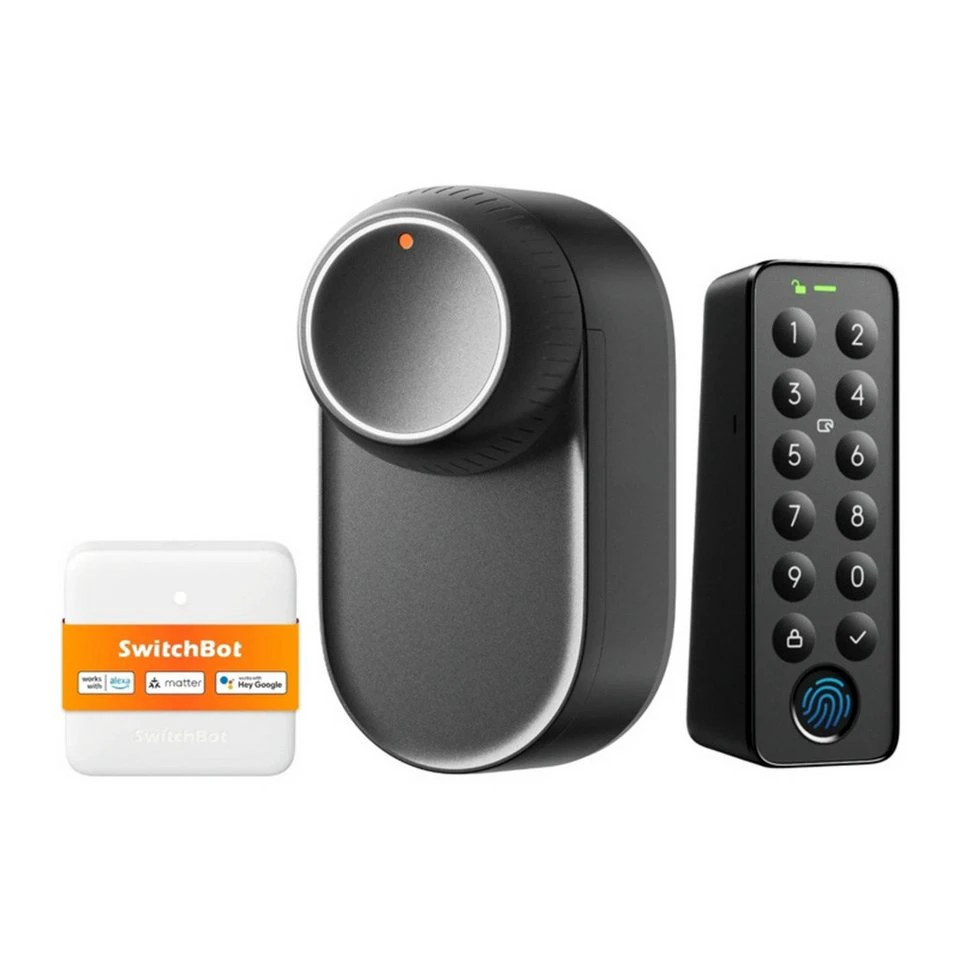 SwitchBot Türschlossantrieb Lock Ultra 3-in-1 Smart-Schloss Hub Mini Matter
