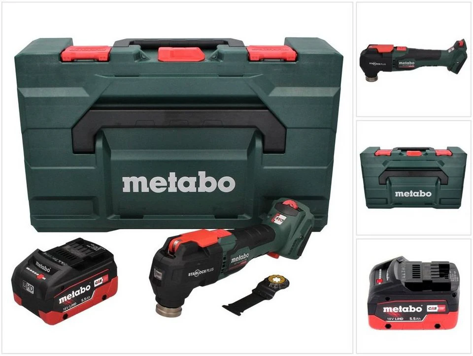 Metabo Akku-Multifunktionswerkzeug MT 18 LTX BL QSL 18 V Brushless Starlock Plus
