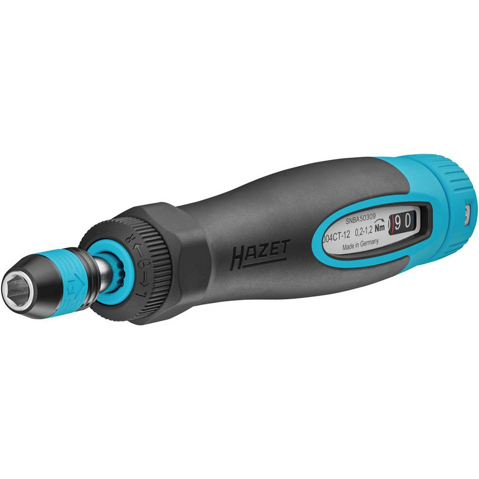 HAZET Drehmoment-Schraubendreher 6004CT-12 0,2 - 1,2 Nm 1/4" Bitaufnahme