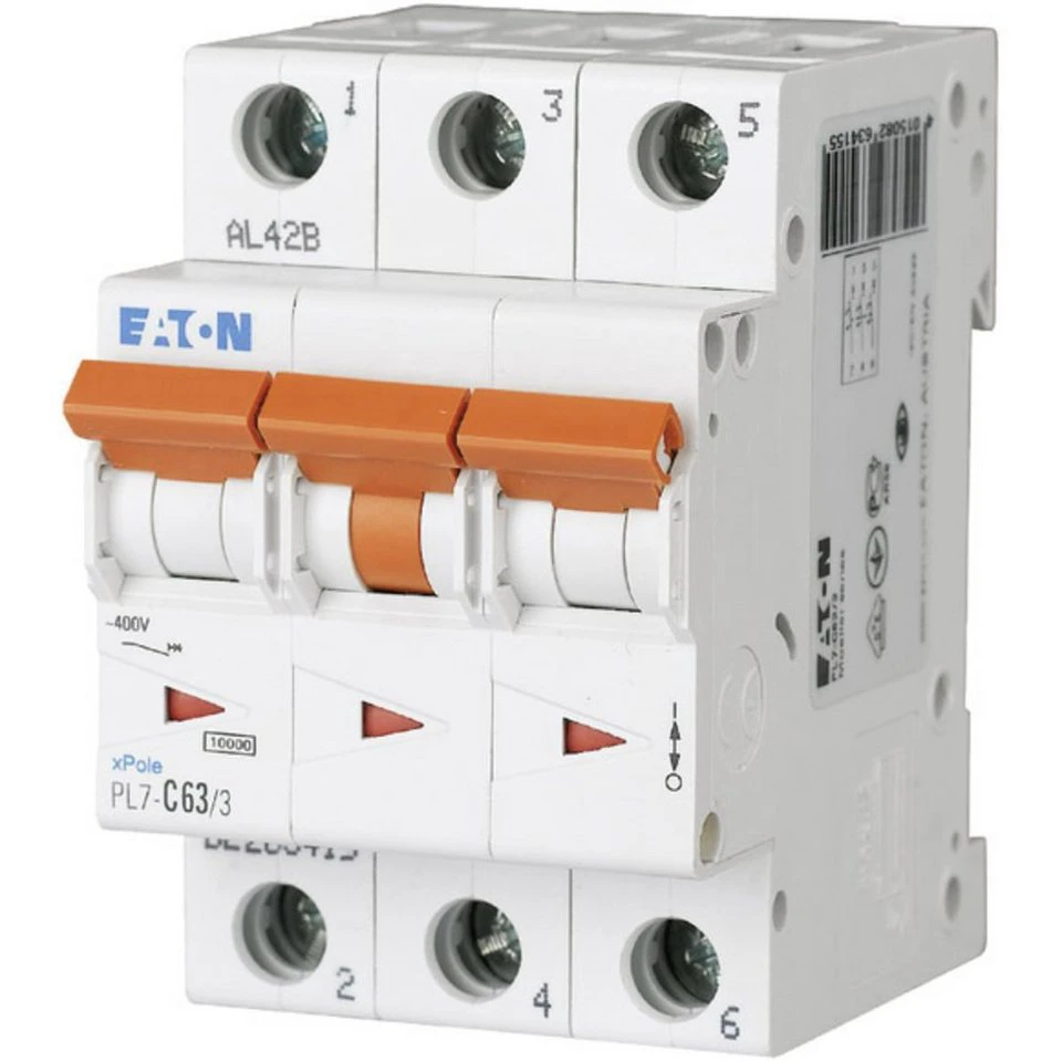 EATON Leitungsschutzschalter 236432 PXL-C63/3 3polig 63 A 400 V/AC
