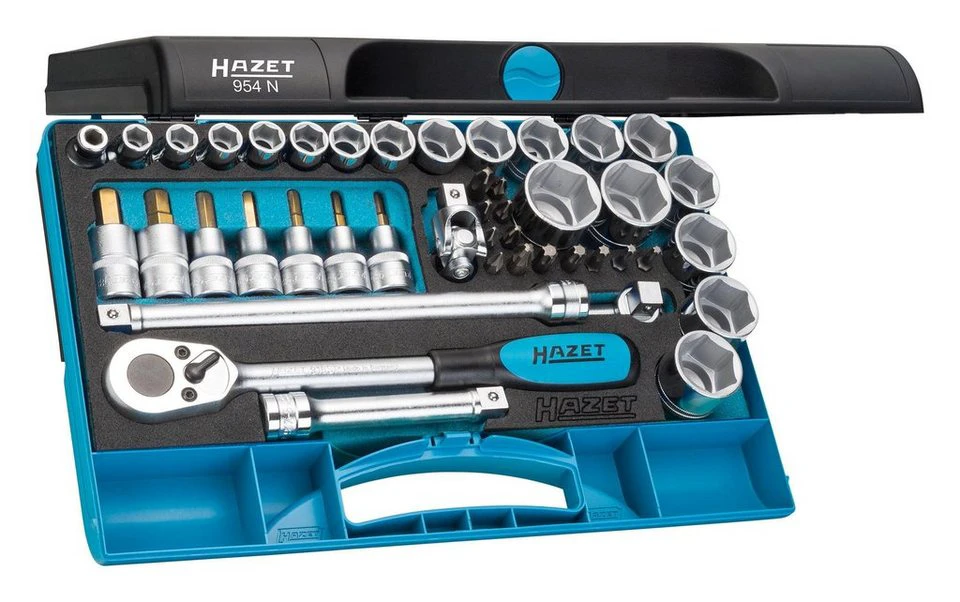 HAZET Steckschlüssel-Garnitur 954N 1/2" 44tlg.