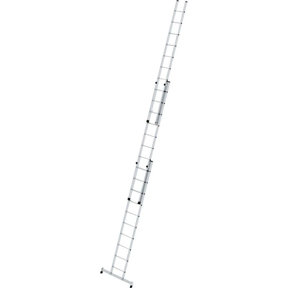 Munk Schiebeleiter 3-teilig Sprossen nivello-Traverse 8,00 m 3 x 10