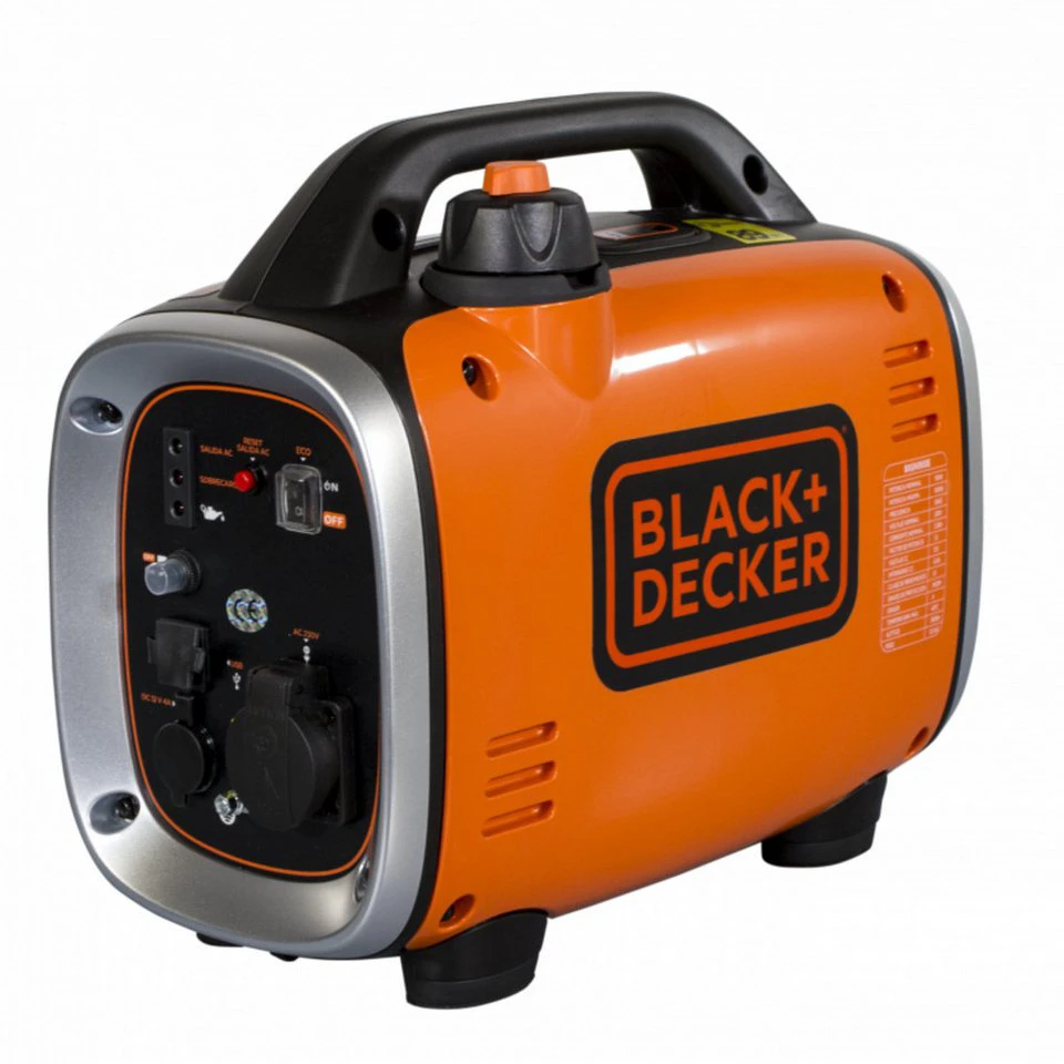 Black + Decker Inverter BXGNi900E Stromaggregat 900 Watt Benzin