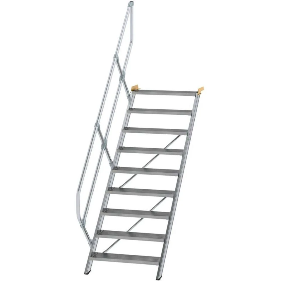 Munk Anlegeleiter Industrietreppe Aluminium Handlauf 45°