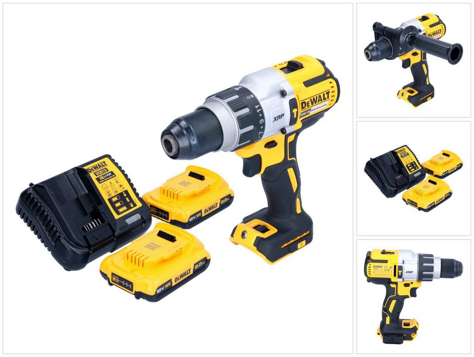 DeWalt Akku-Schlagbohrschrauber DCD 996 18 V 95 Nm Brushless 2x Akku