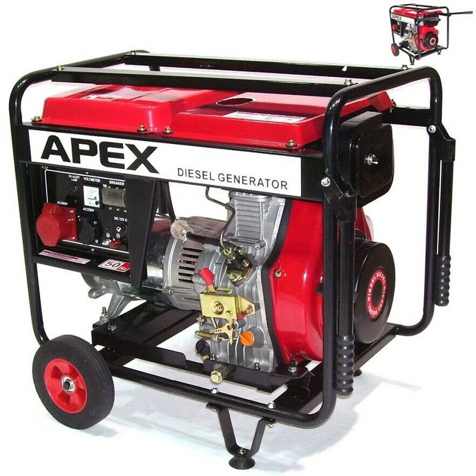 Apex Stromerzeuger 5500A Diesel 400 V 230 V 12 V Notstromaggregat