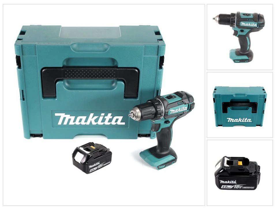 Makita Akku-Bohrschrauber DDF 482 18 V 62 Nm 4,0 Ah