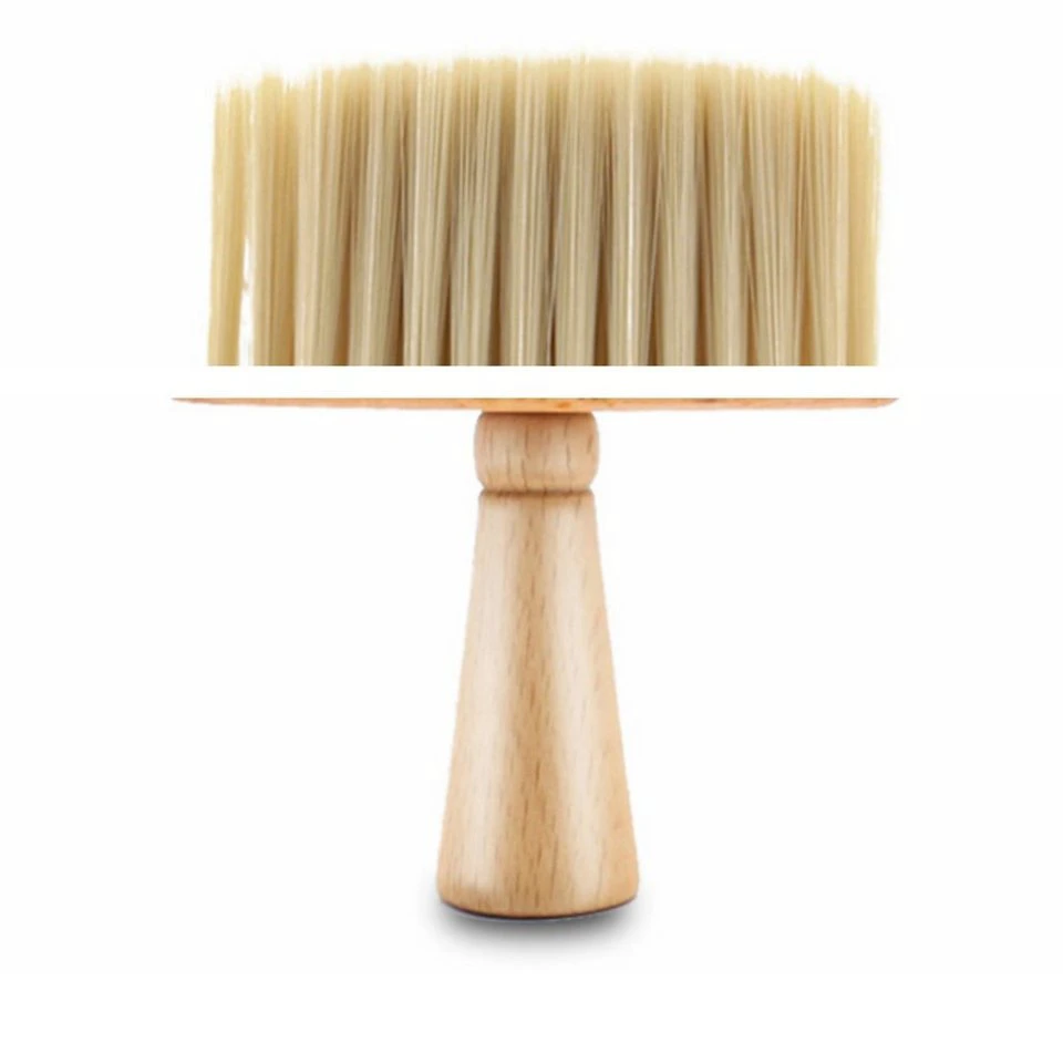 Friseurmeister Nackenpinsel Natur Braun aus Holz Friseurbedarf Barber