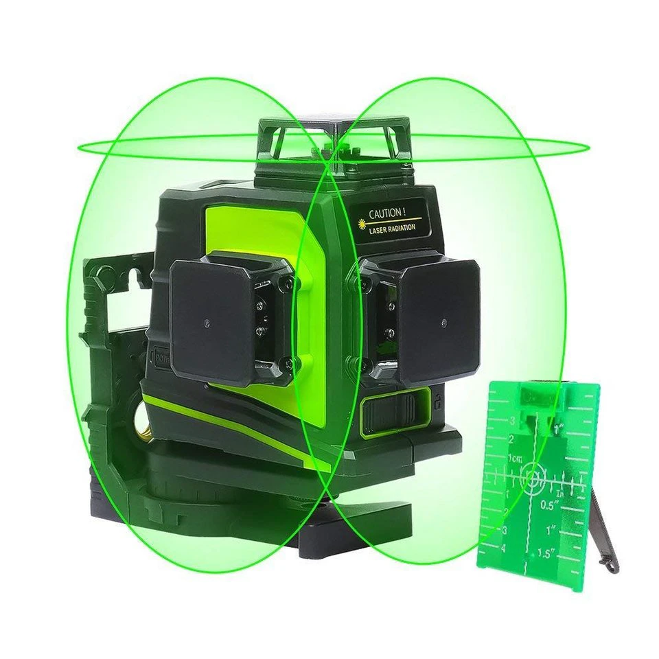 Huepar GF360G Kreuzlinienlaser 3 x 360° grüner Laser IP54