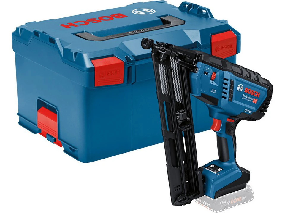 Bosch Professional Nagler GNH 18V-64 MD Set 3-tlg. ohne Akkus und Ladegerät