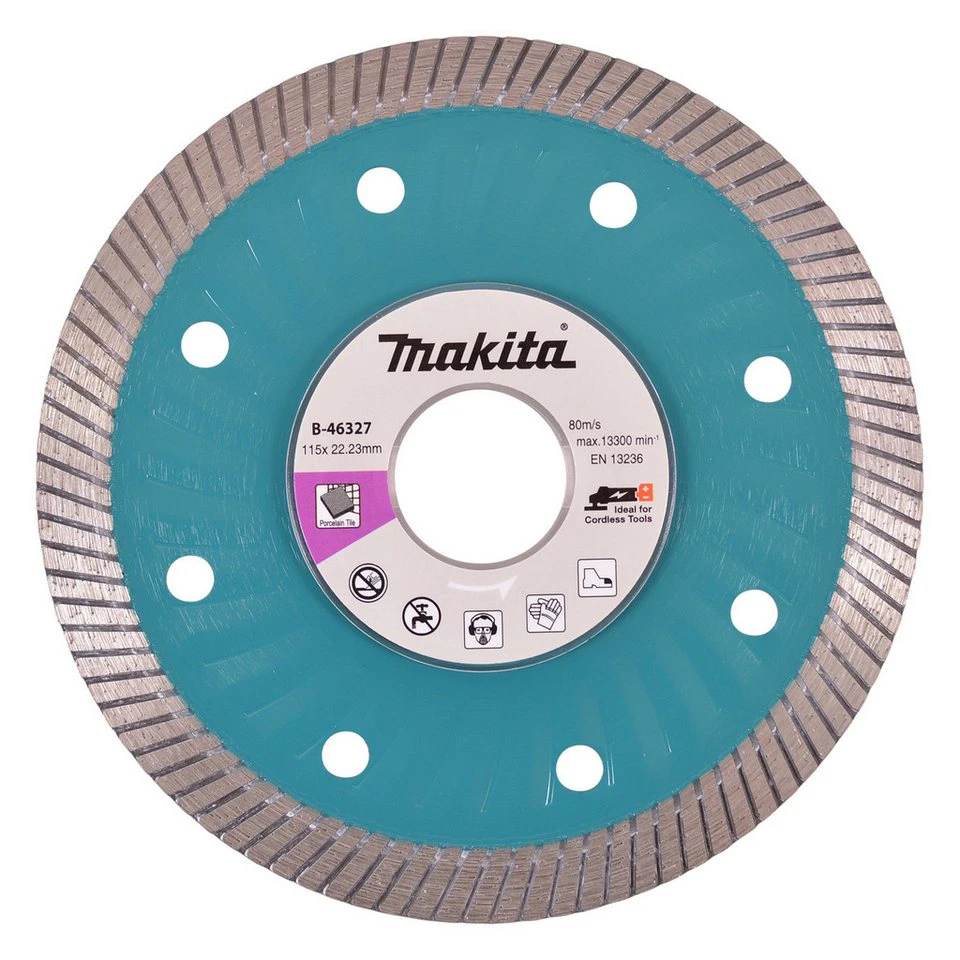 Makita Diamanttrennscheibe B-46327 WAVE 115x22,23 für Keramikfliesen