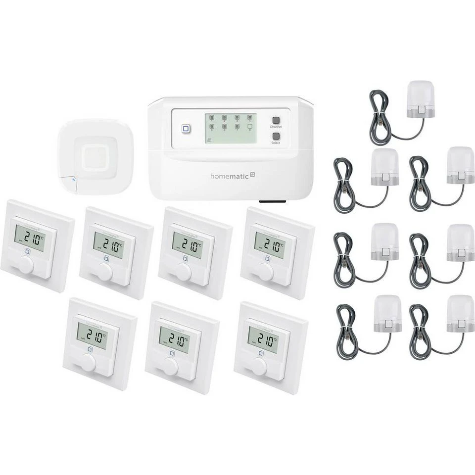 Homematic IP Smart-Home Starter-Set 161314A0 161656A0 7x156669A0 7x153309A0
