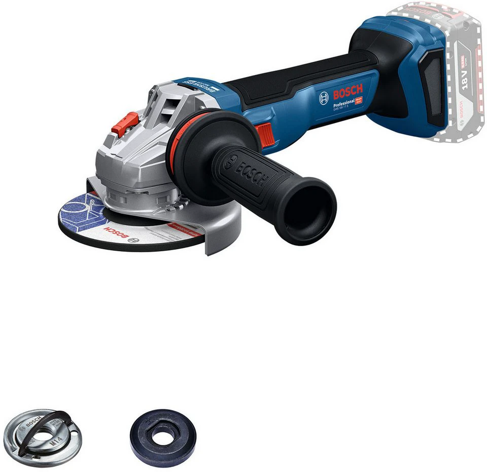 Bosch Professional Akku-Winkelschleifer GWS 18V-11 S ohne Akku ohne Ladegerät