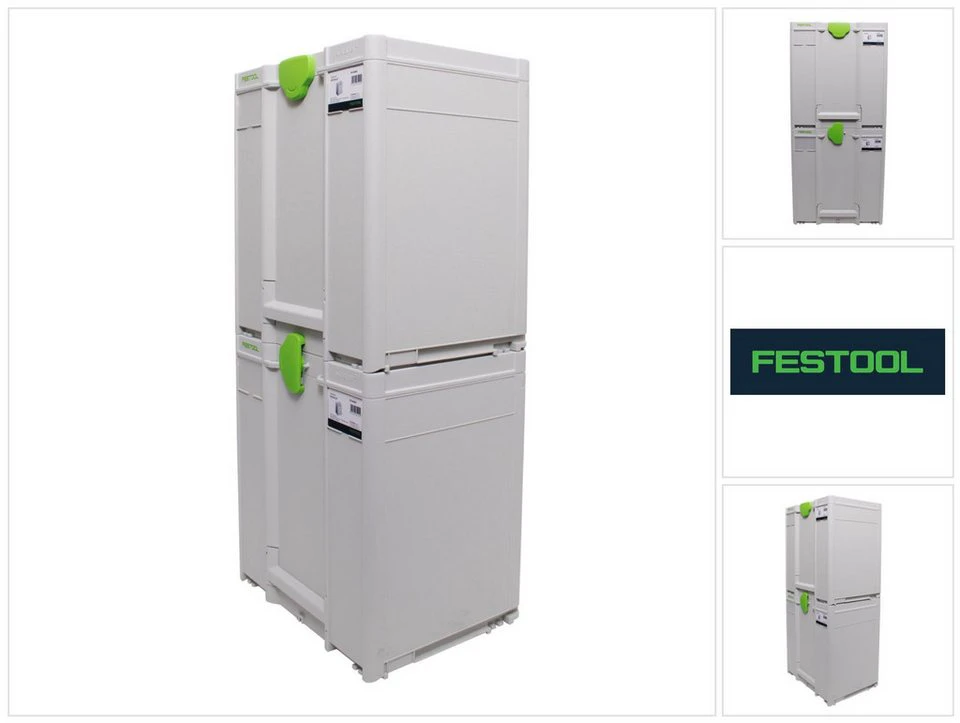 FESTOOL Systainer SYS3 M 437 Werkzeugkoffer Set 2x 204845 43,1 Liter 396 x 296 x 437 mm