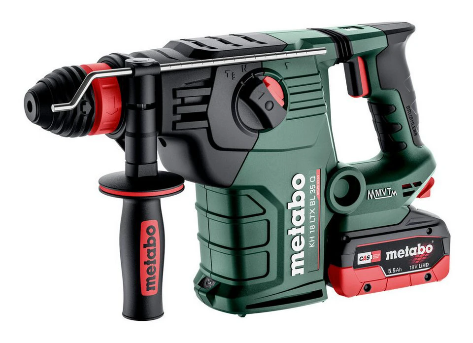 Metabo Akku-Kombibohrhammer KH 18 LTX BL 35 Q 18 V max. 810 U/min 2 x 5,5 Ah LiHD metaBOX 185 XL