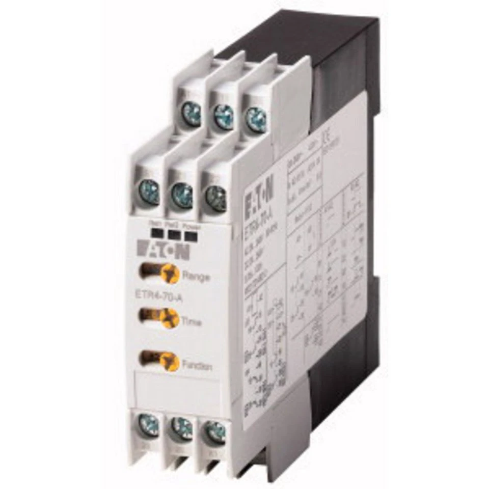 EATON Zeitrelais ETR4-70-A 031888 24 - 240 V DC/AC 0,05 s - 100 h Hutschienenmontage