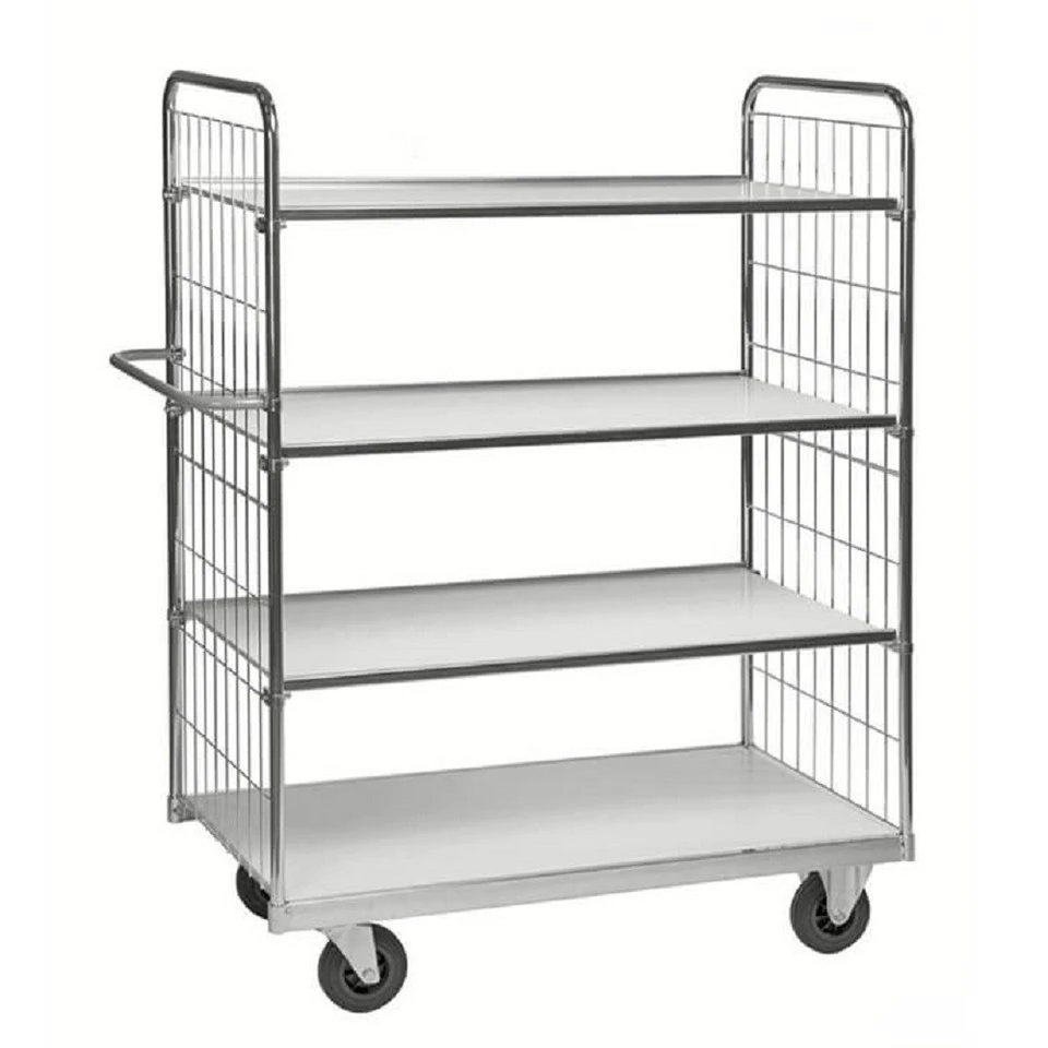 OSWALD Transportgeräte Kommissionierwagen NK9000-4SB 300 kg 4 Böden verzinkt 1.190 x 650 x 1.695 mm