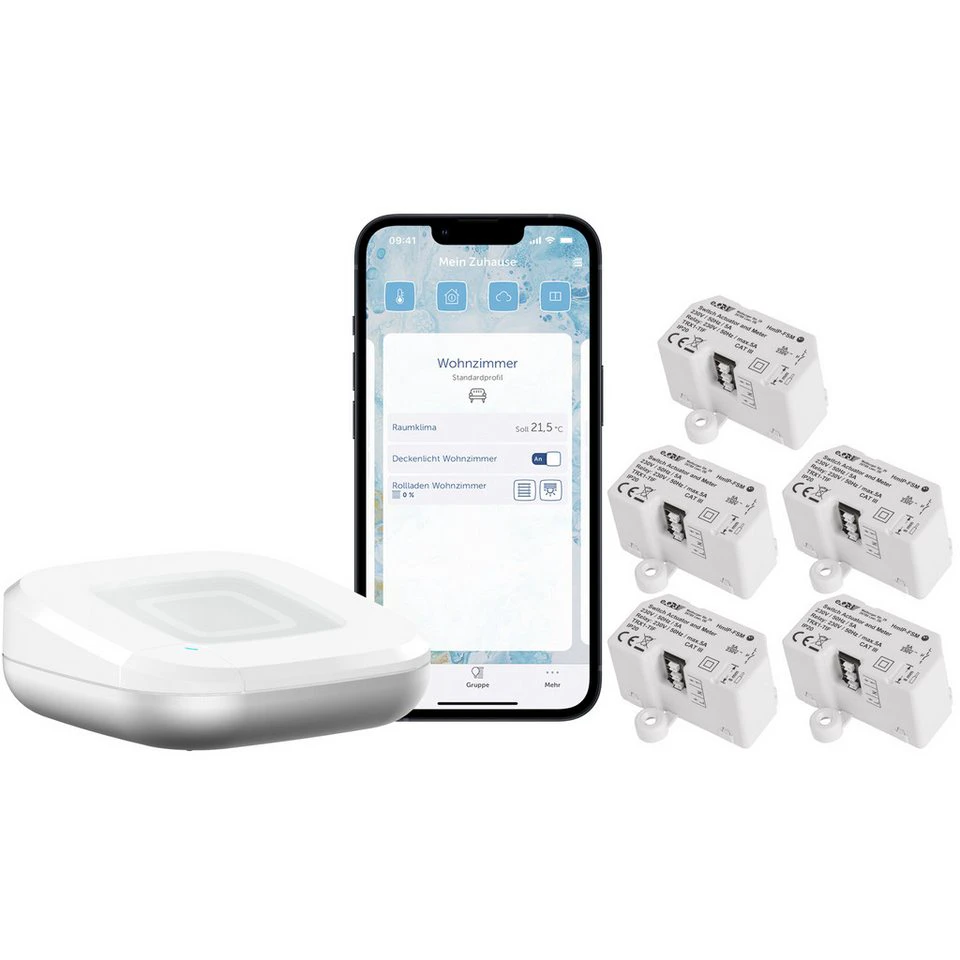 Homematic IP Schalt-Mess-Aktor Unterputz mit Accesspoint 2 Unterputzschalter