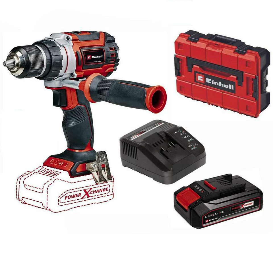 Einhell TP-CD 18/60 Li BL Akku-Bohrschrauber 18 V 2,5 Ah E-Case
