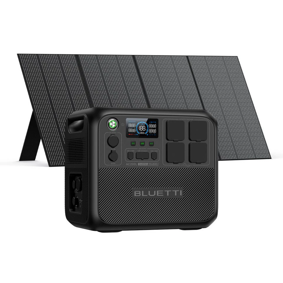 BLUETTI AC200L Solar Generator Set 2048Wh LiFePO4 mit PV350