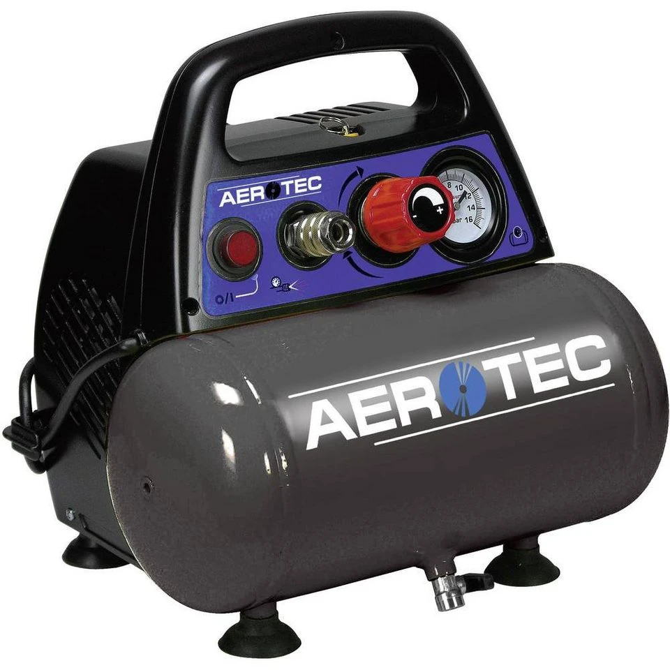 Aerotec Kompressor 200664 tragbar ölfrei extra flach