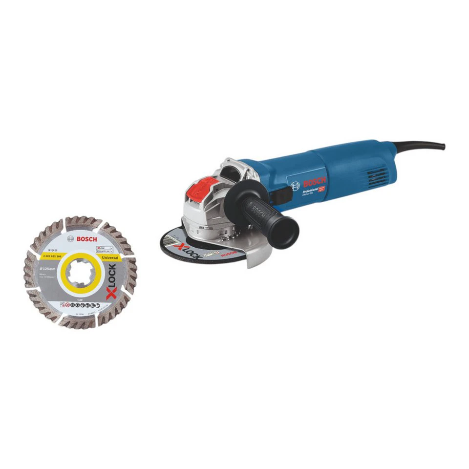 Bosch Professional Winkelschleifer GWX 14-125 1400 W 125 mm X-Lock 06017B7001