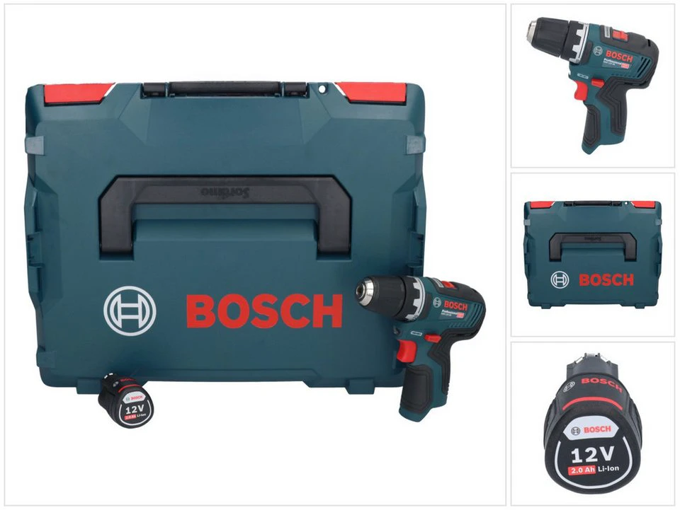 Bosch GSR 12V-35 Professional Akku-Bohrschrauber 12 V 35 Nm Brushless 1x Akku L-Boxx