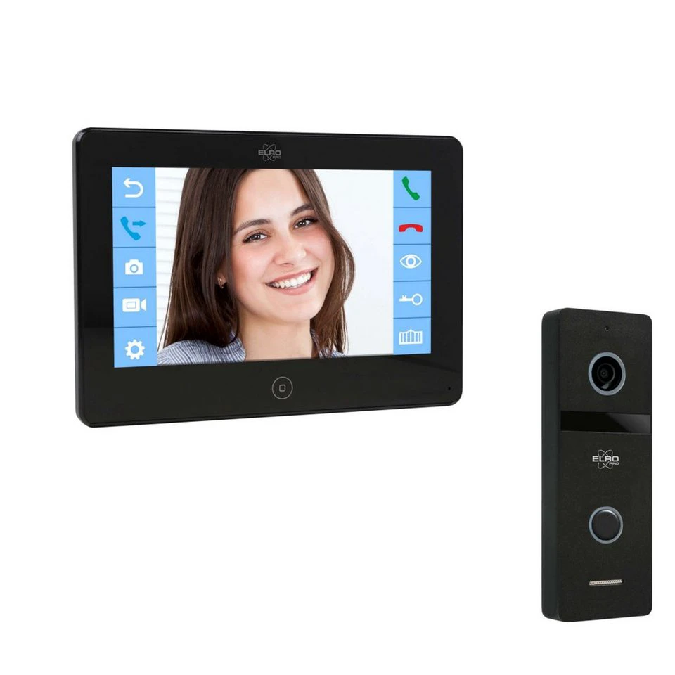 ELRO Smart Home Türklingel PV40-P1M1 2-teilig Full HD 1080P Nachtmodus Voicemail