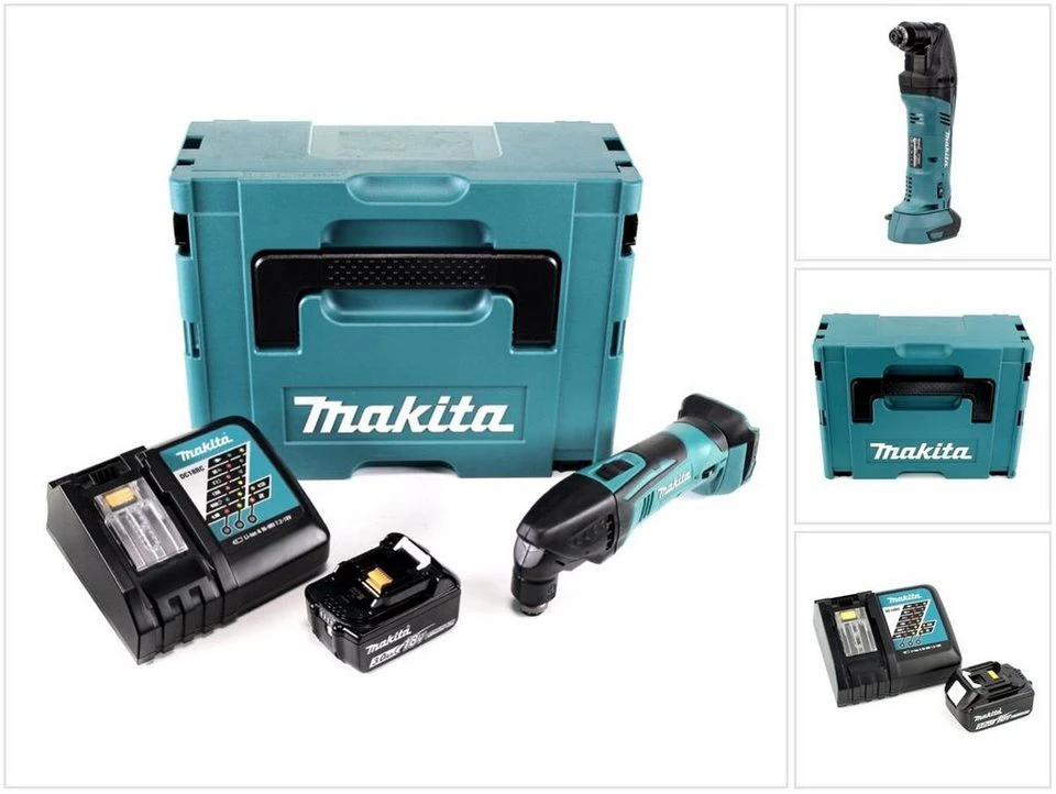 Makita Akku-Multifunktionswerkzeug DTM 50 RF1J 18V Li-Ion Makpac 2 3,0 Ah