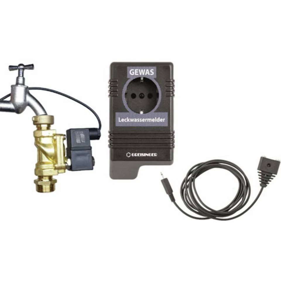 Greisinger Leckwassermelder GEWAS191-AN-M-H 482755 mit Alarm und externem Sensor