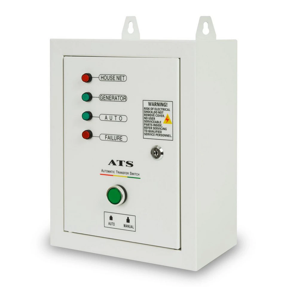 EBERTH GG3-ATS10-3 Notstromautomatik ATS 400V 3 Phasen bis 10 kW mit 1,5 m Steuerkabel
