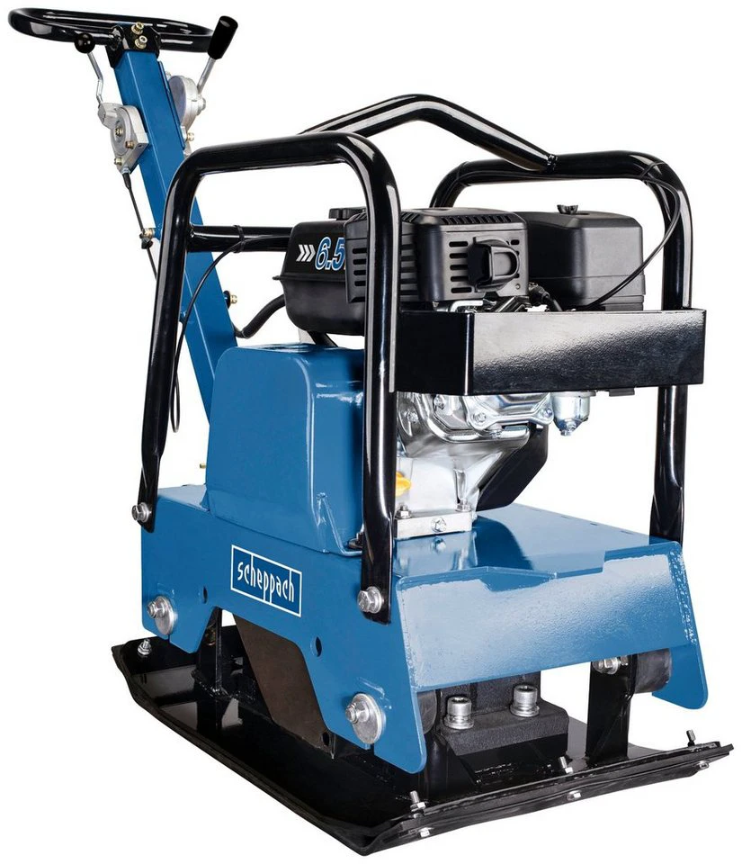 Scheppach Rüttelplatte HP2500S max. 4300 vpm 63 x 43 cm mit Gummimatte