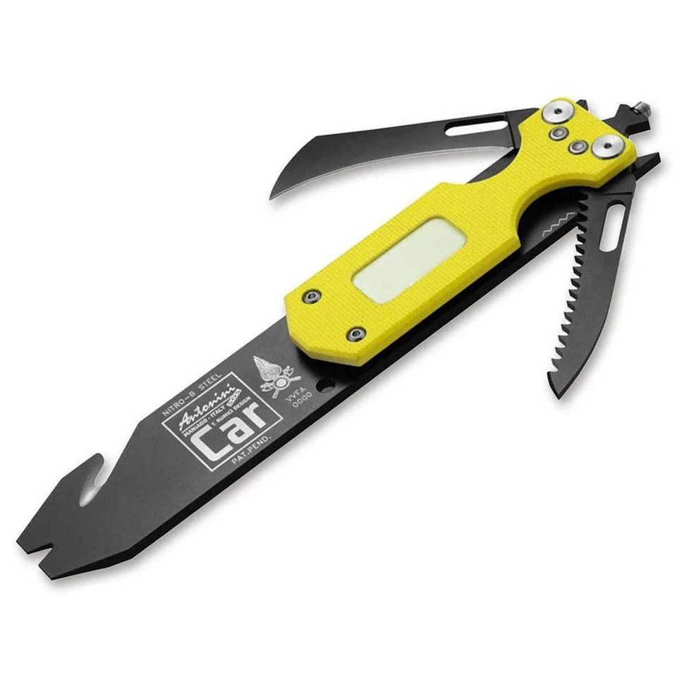 Antonini CAR SOS Rescue Tool Mehrzweckwerkzeug mit G10-Griff