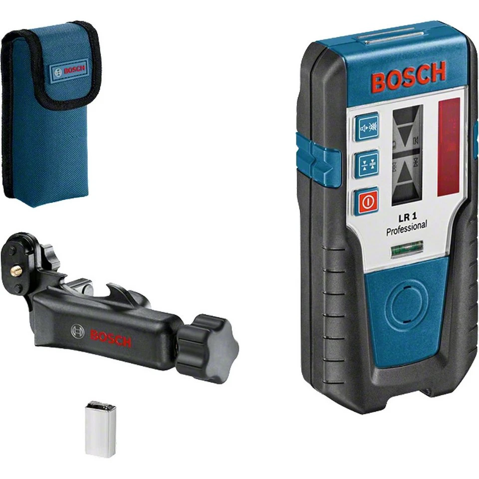 Bosch Professional Laser-Empfänger LR 1 für Rotationslaser GRL 400 H / GRL 300 HV
