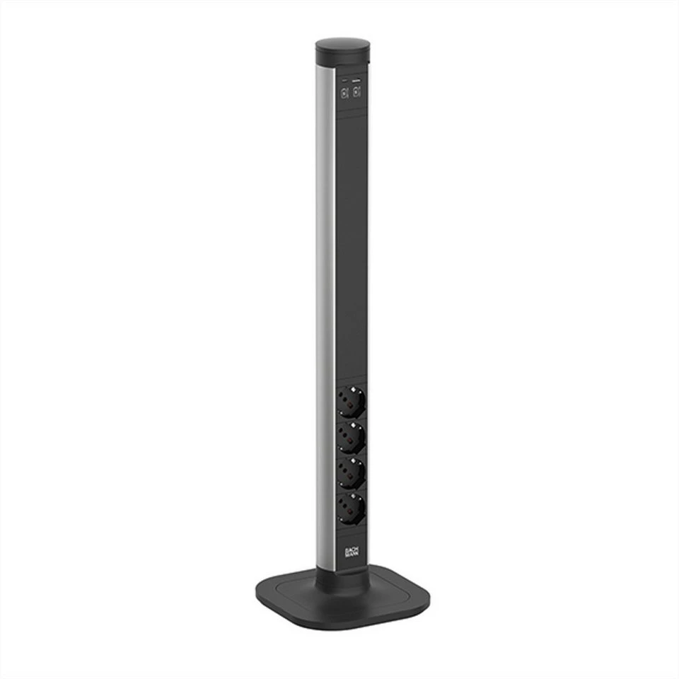 Bachmann CYCLE Pole L Steckdosenleiste 4xP40 1xUSB A/C 22W 2,5m ITA