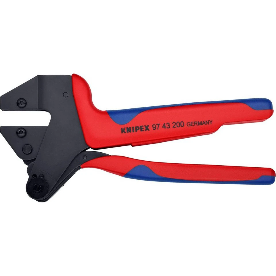 Knipex Crimp-Systemzange 97 43 200 Crimpzange ohne Crimpeinsatz im Kunststoffkoffer