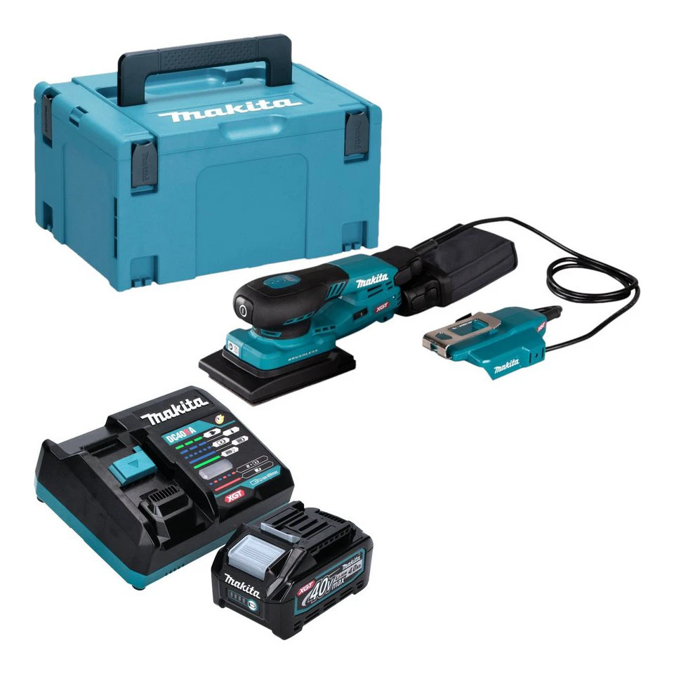 Makita Akku-Schwingschleifer BO005CG 40 V max. 80 x 130 mm 3 mm Hub 4,0 Ah Makpac