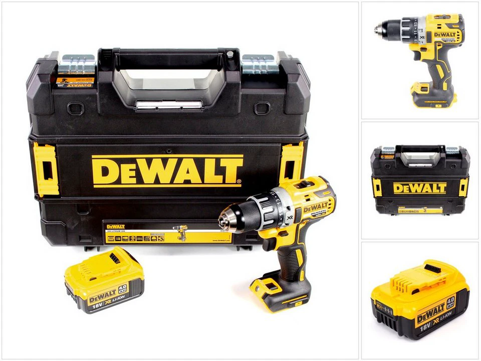 DeWalt Akku-Bohrschrauber DCD 791 NT Brushless 18 V 70 Nm mit 4,0 Ah Akku